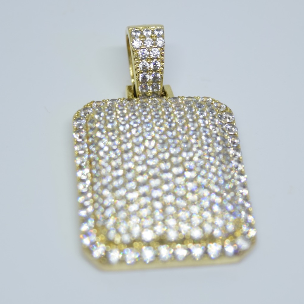 Gold plated pendant